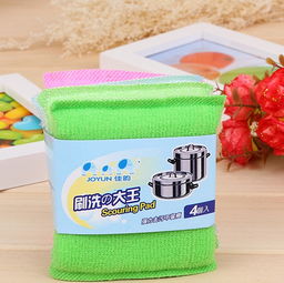 海綿洗刷大王 居家清潔必備，四合一高效套裝引領日用品批發新潮流